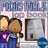Elementary School Counseling Lap Book: Making Friends