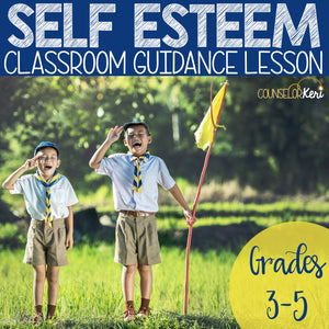 Self Esteem Classroom Guidance Lesson for Elementary School Counseling