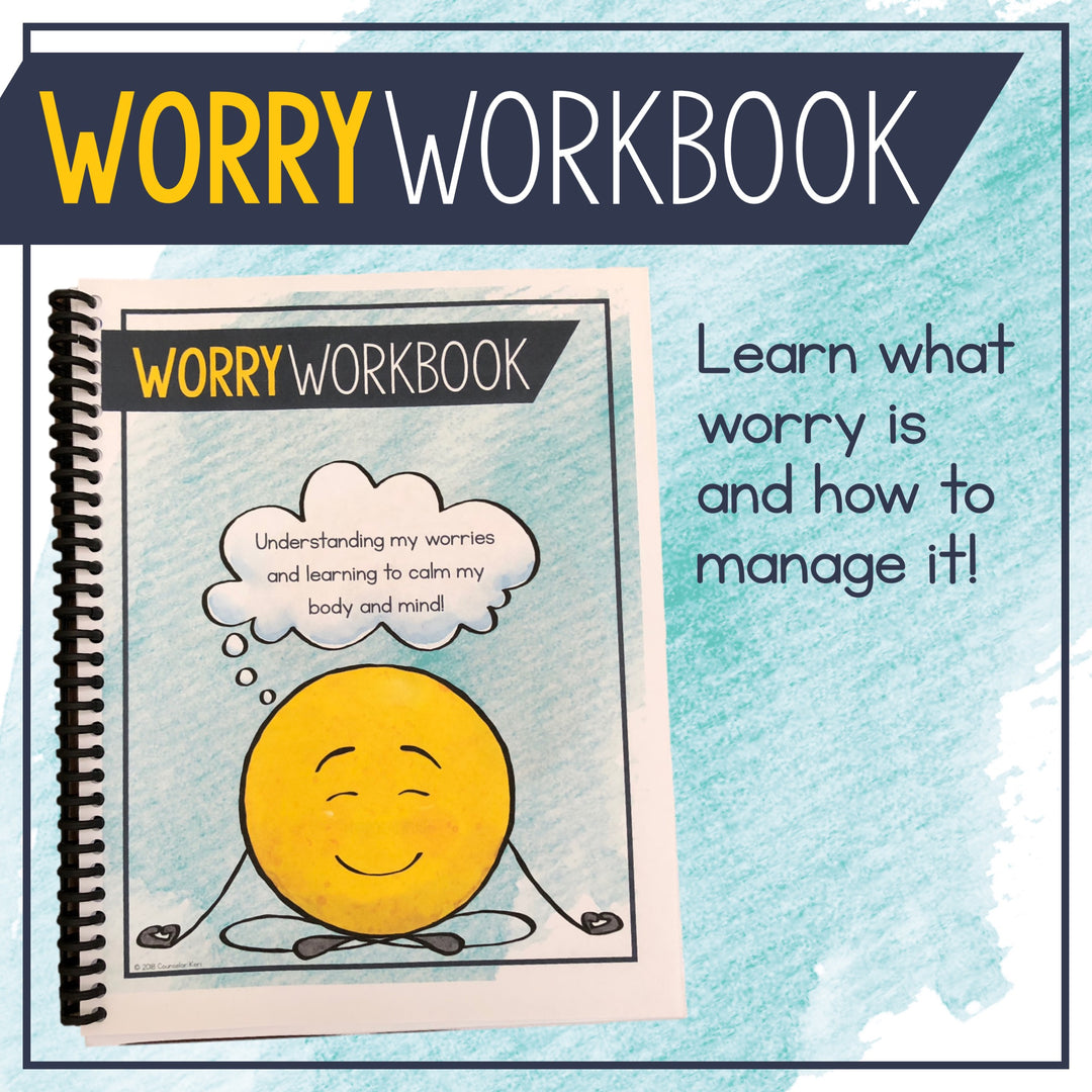 Worry System Worry Workbook: Worry Management Journal – Counselor Keri