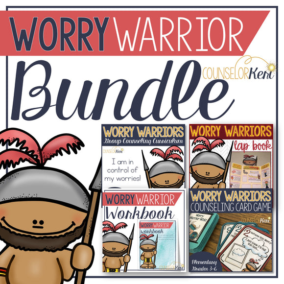 Worry Warriors Bundle: 5 Resources to Help Kids Manage Worries