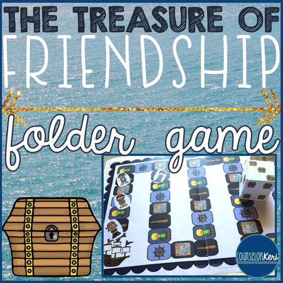 Making Friends File Folder Game for Elementary School Counseling