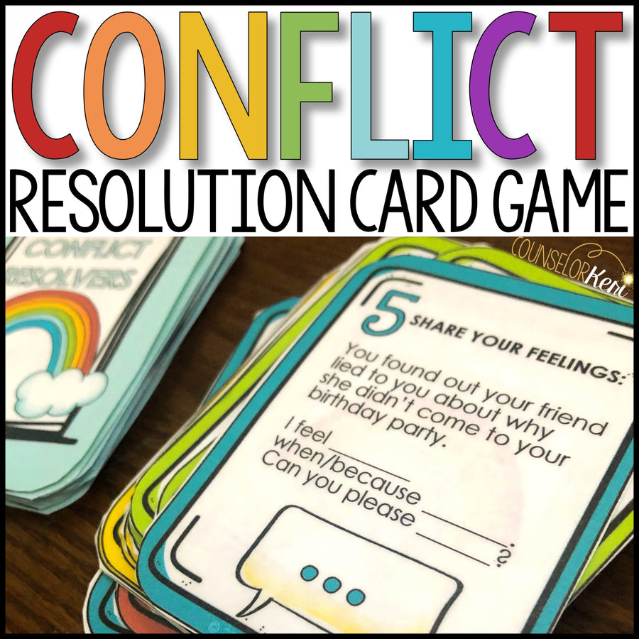 Conflict Resolution Counseling Game: Resolving Conflicts Card Game ...