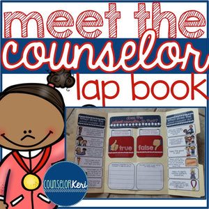 Meet the Counselor Lap Book for Elementary School Counseling