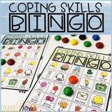 Coping Skills Bingo Game to Practice Calming Strategies in Counseling