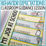 Behavior Expectations Classroom Guidance Lesson for School Counseling