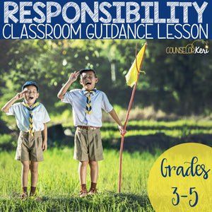 Responsibility Classroom Guidance Lesson for Elementary School Counseling