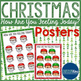Christmas How Are You Feeling Posters - Elementary School Counseling