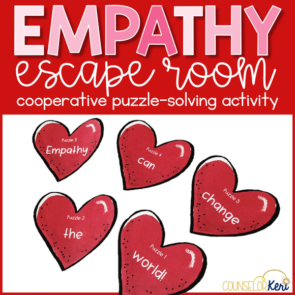 Empathy Escape Room: Empathy Puzzle Solving Activity for School Counseling