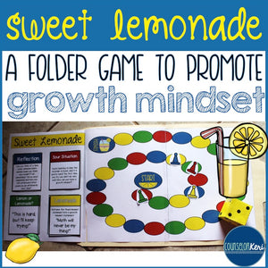 Growth Mindset Folder Game for Elementary School Counseling
