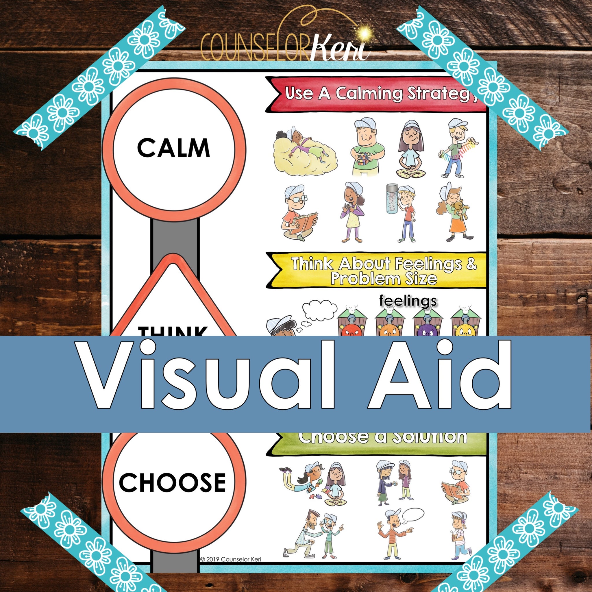 Pause and Think Classroom Guidance Lesson: Calm Think and Choose ...