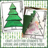 Christmas Personal Needs Activity-School Counseling- Maslow's Hierarchy of Needs