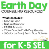 Earth Day Counseling Activities: Earth Day SEL Resources