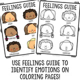 Fall Color-by-Feeling Printables - Elementary School Counseling