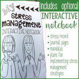 Stress Management Group Counseling Program with Coping Skills Interactive Notebook