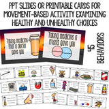 Healthy Choices Classroom Guidance Lesson for Early Elementary Counseling