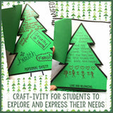 Christmas Personal Needs Activity-School Counseling- Maslow's Hierarchy of Needs