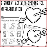 Valentine's Day Coping Skills Activity for Classroom Guidance or Group Activity