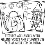 Halloween Color-by-Feeling Printables - Elementary School Counseling