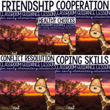 Safari Themed Classroom Guidance Lesson Bundled Unit for Early Elementary School Counseling