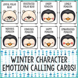 Winter Feelings Bingo Game Emotions Activity for School Counseling