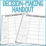 Ethical Decision Making Classroom Guidance Lesson for School Counseling