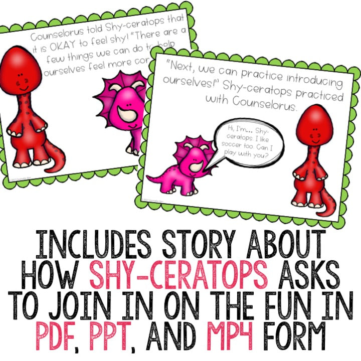 Including Others & Shyness Classroom Guidance Lesson Early Elementary ...