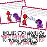 Managing Worry and Anxiety Classroom Guidance Lesson for School Counseling