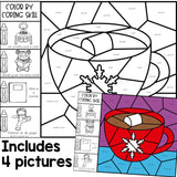 Color by Coping Skills Winter Activity for Elementary School Counseling