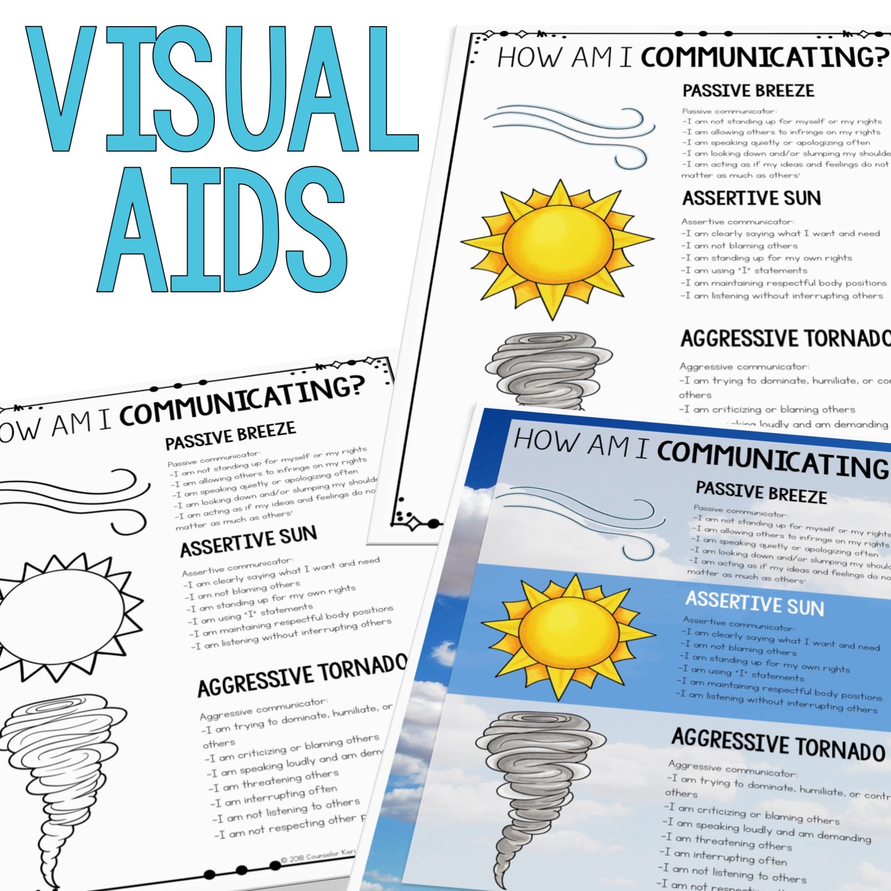 Communication Styles Classroom Guidance Lesson for School Counseling ...