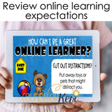 Virtual Learning Expectations Digital Activity for Google Classroom