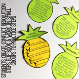 Conflict Resolution Classroom Guidance Lesson for School Counseling Pineapple