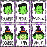 Halloween Feeling/Emotion Printables and Workbook - Elementary School Counseling