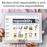 Responsibility Digital Activity for Google Classroom Distance Learning