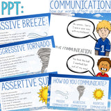 Communication Styles Classroom Guidance Lesson for School Counseling: Assertive Communication