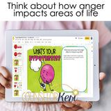 Managing Anger Digital Activity for Google Classroom Distance Learning