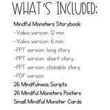 Mindful Monsters: Mindfulness Activities for Kids with 26 Mindfulness Scripts for Classroom Guidance Lessons or Small Group Counseling