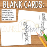 Community Helper Clip Cards for Counseling Centers: Career Education Activity