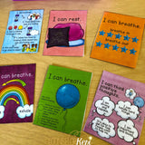 Calm Down Kit Small Box Printables with Coping Skills Cards
