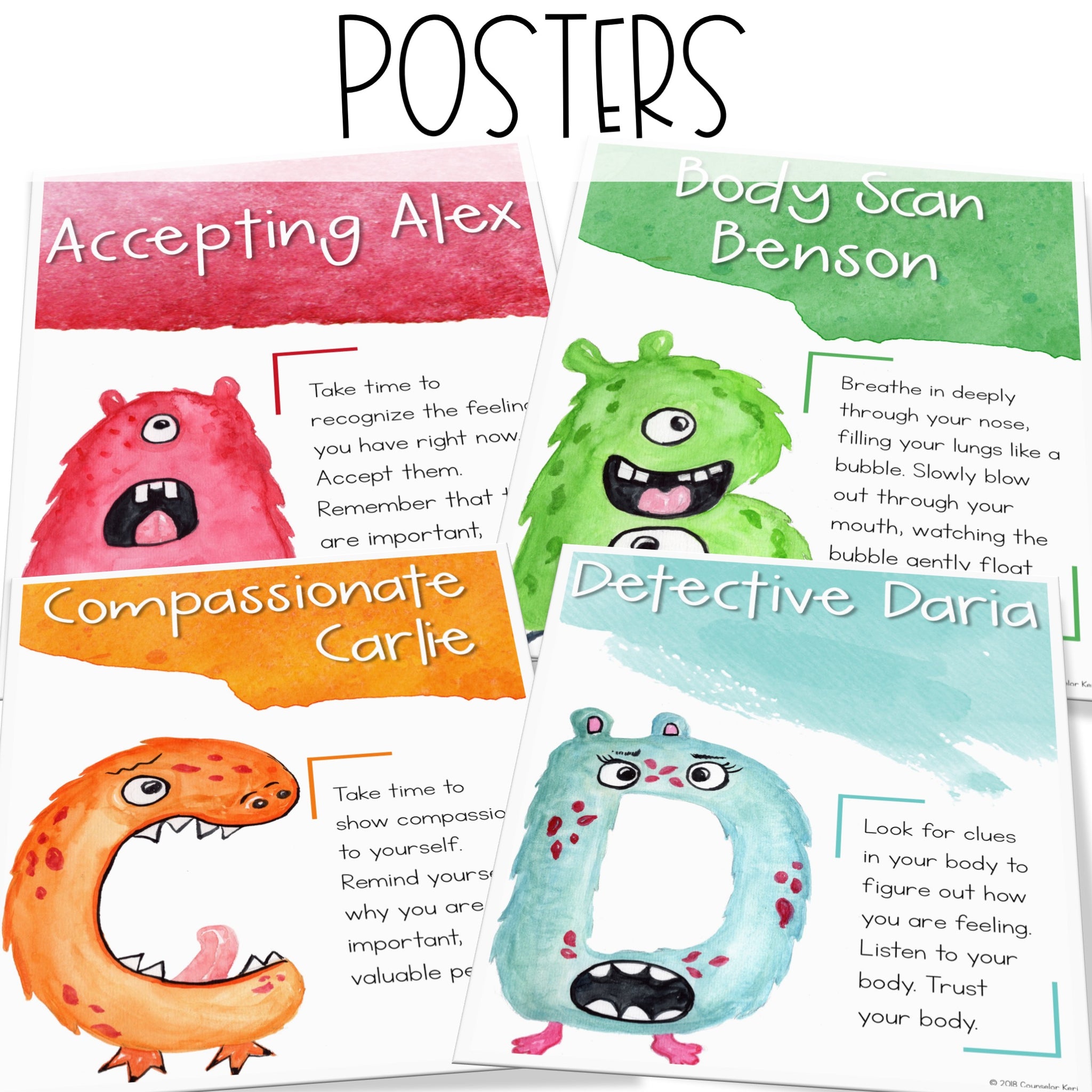 be mindful of monsters pdf Mindful Monsters: Mindfulness Activities for Kids with 26 Mindfulness – Counselor Keri