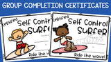 Self Control Group Counseling Program: Impulse Control & Self Control Activities