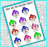 Winter How Are You Feeling Posters - Elementary School Counseling