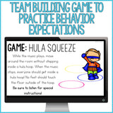 Behavior Expectations Classroom Guidance Lesson for School Counseling
